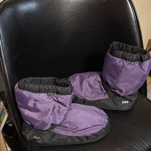 Bloch Purple and Black Booties